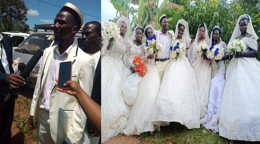 Ugandan man marries seven wives